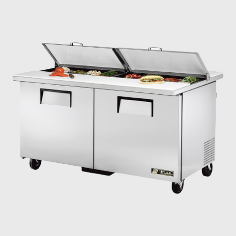 True MegaTop Refrigerated Prep Table Dual Side 48"