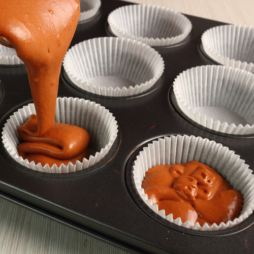 Harold Imports Mini Muffin Paper Baking Cups 1656 - 75 Pack