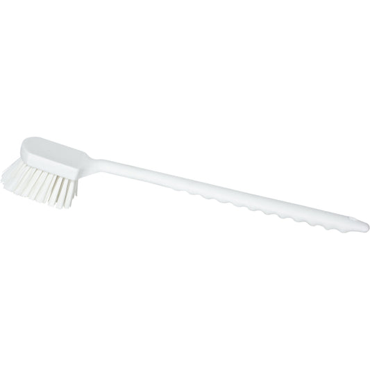 Carlisle Sparta 20" White Floating Utility / Pot Scrub Brush 40501EC02