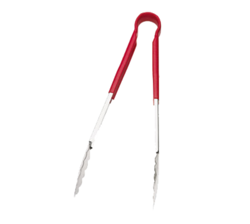 Browne Utility Tong w/ Red Polypropylene Handle 16" 5513RD