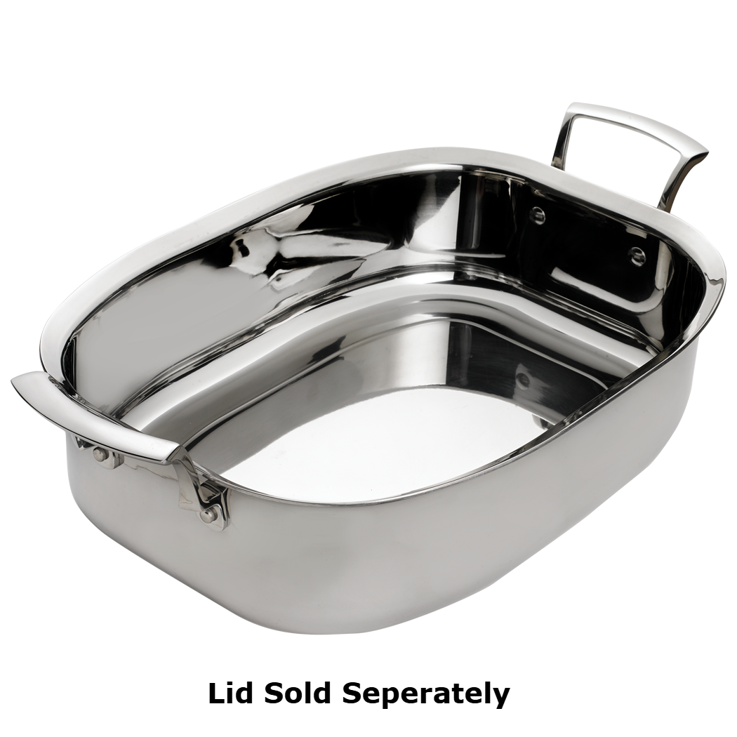 Browne Thermalloy® Tri-Ply Rectangular Roast Pan 7 Qt. 5724179