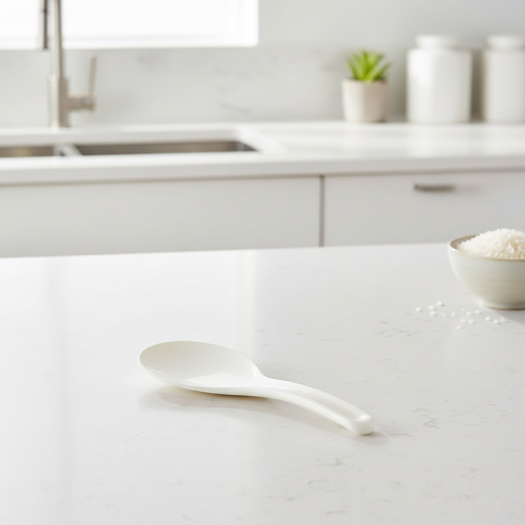 Town Rice Paddle Plastic White 7.5" 22805