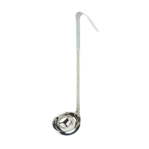 Browne One Piece Gray Ladle Handle Stainless Steel 4 oz. 9944GRY