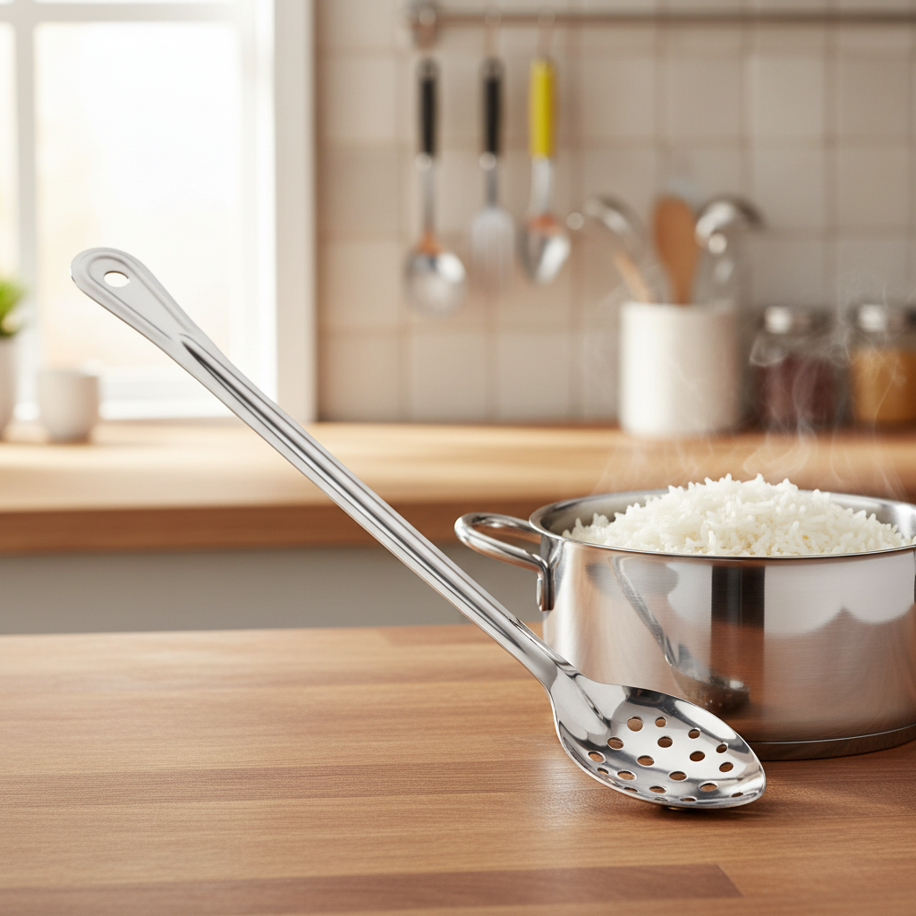 Winco Basting Spoon Perforated With 1.5 mm Stainless Steel 11" BSPT-11H