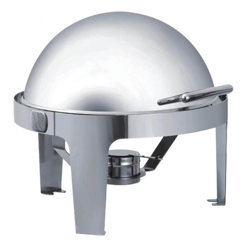 Browne Foodservice Round Mirror Rondo Chafer 7 Qt. 575138