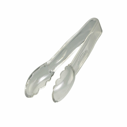 Cambro Lugano Tongs Scallop Grip Clear 6" 6TGS135
