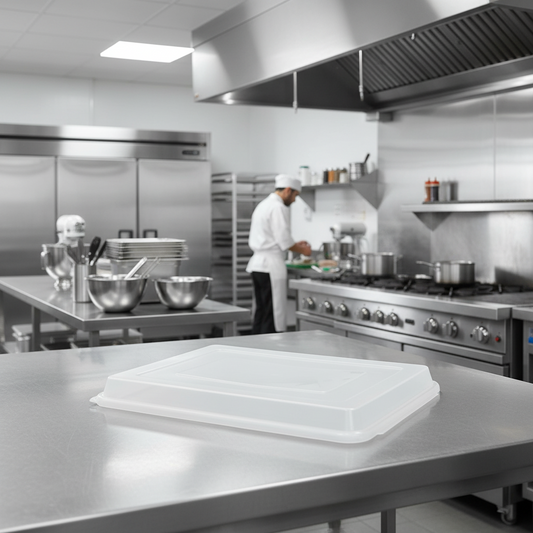 Winco Clear Sheet Pan Cover 26L x 18W fits Full Size CXP-1826
