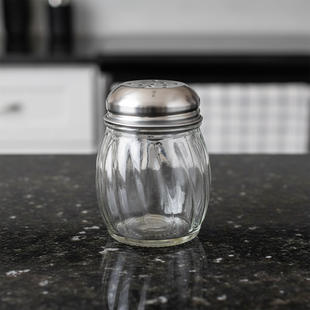 Thunder Group Cheese Shaker Plastic Perforated Top 6 oz. PLTWCS006