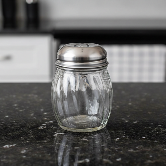 Thunder Group Cheese Shaker Plastic Perforated Top 6 oz. PLTWCS006