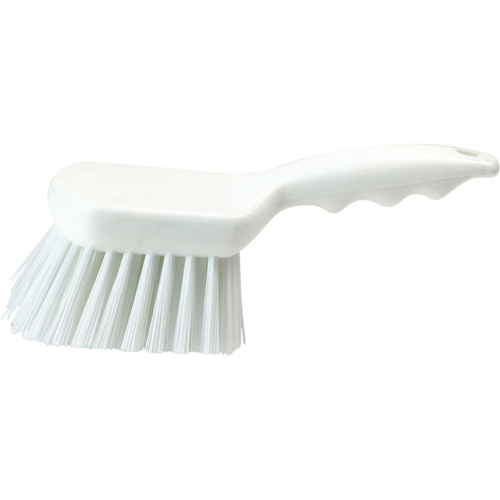 Carlisle Sparta 8" White Floating Utility / Pot Scrub Brush 40541EC02