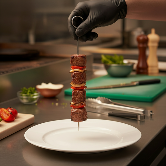 Winco Skewer Stainless Steel Oval 8" SKO-8