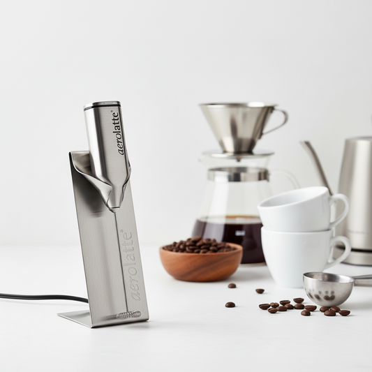 Harold Imports Aerolatte Stainless Steel Milk Frother w/ Stand 001