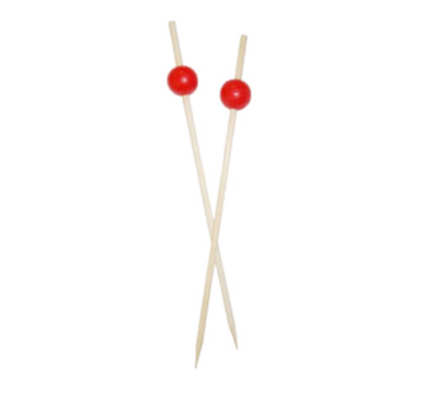 Town Food Equipment Bamboo Pick w/ Red Ball 51604R