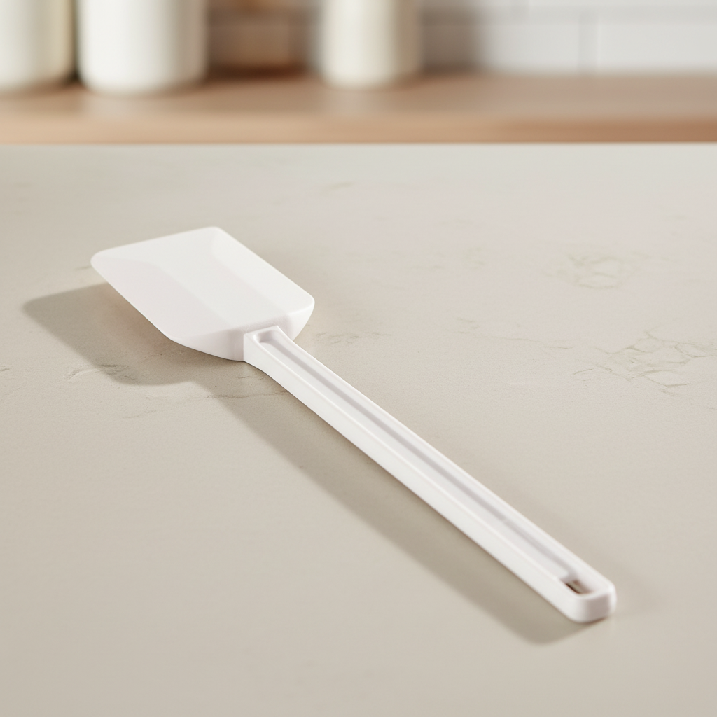 Tablecraft Products Co Spatula 16.5" Spoon Shaped White 2516