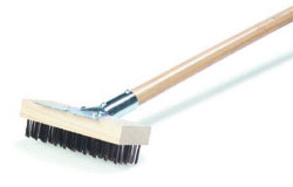 Carlisle Oven/Grill Brush 30" L Wooden Handle and Scraper 36372500