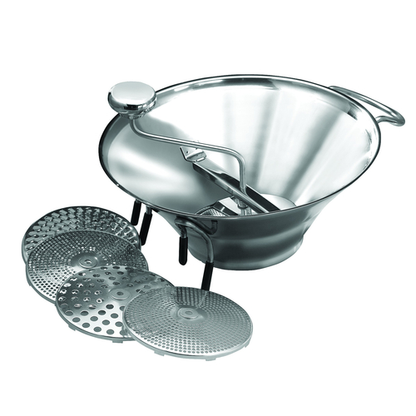 Winco Food Mill Large Stainless Steel 5 Qt. SVM-12