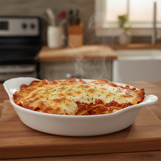 Harold Imports Au Gratin Porcelain Round 4 oz. 5" 98030