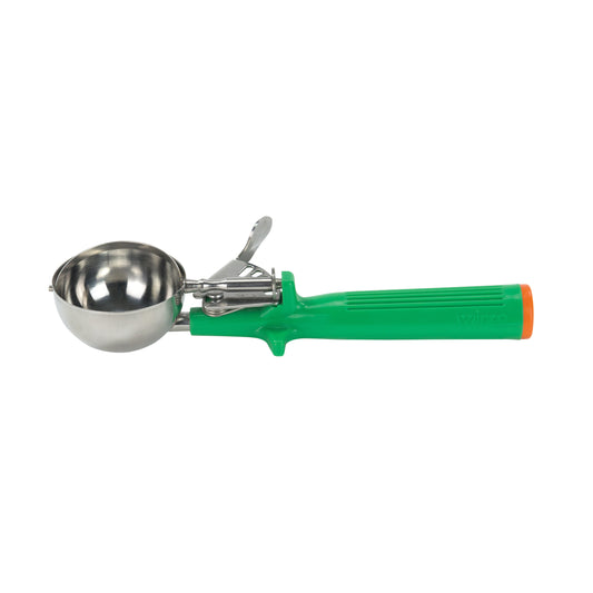 Winco Deluxe Disher Green Handle Size 12 2.6 oz. ICOP-12