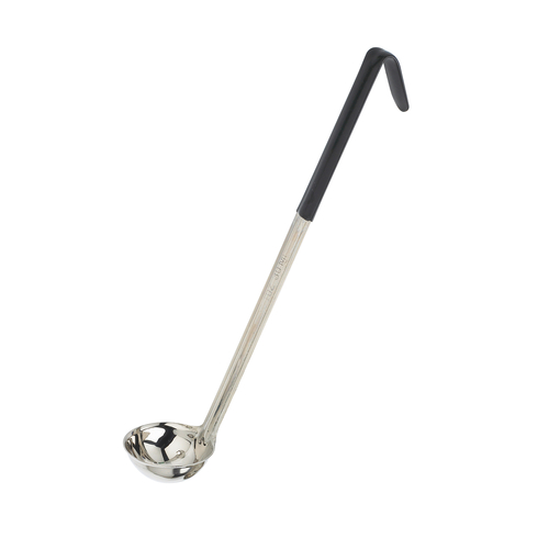 Browne One Piece Black Ladle Handle Stainless Steel 1 oz. 9941BLK