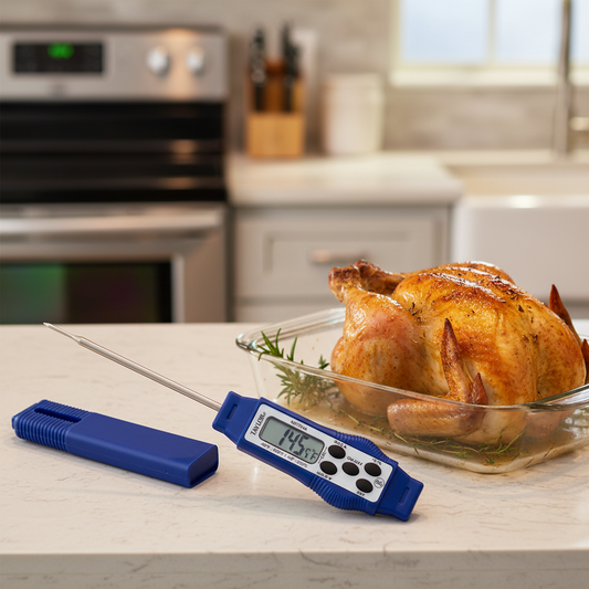 Taylor Waterproof Digital Pocket Thermometer -40 to 450°F Range 9877FDA
