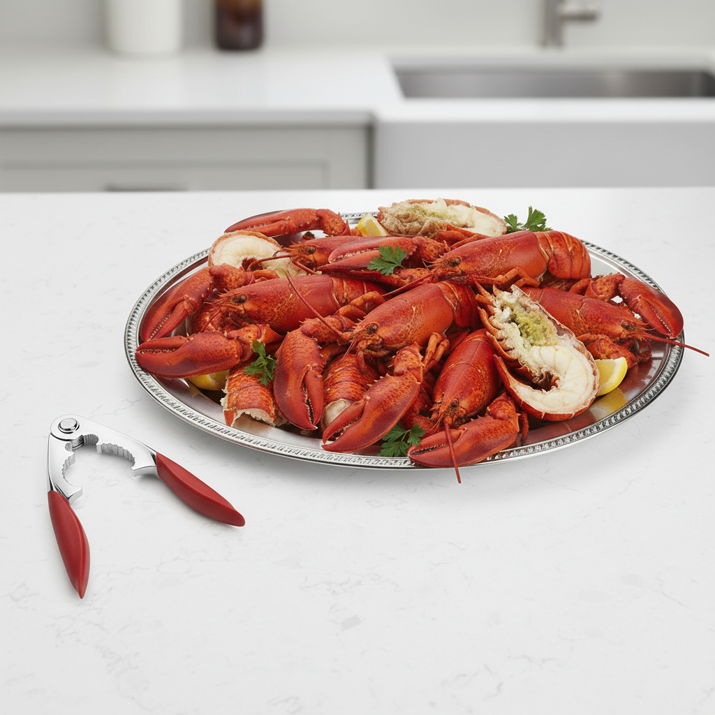 Harold Imports Marine Man Lobster Cracker Red 71006