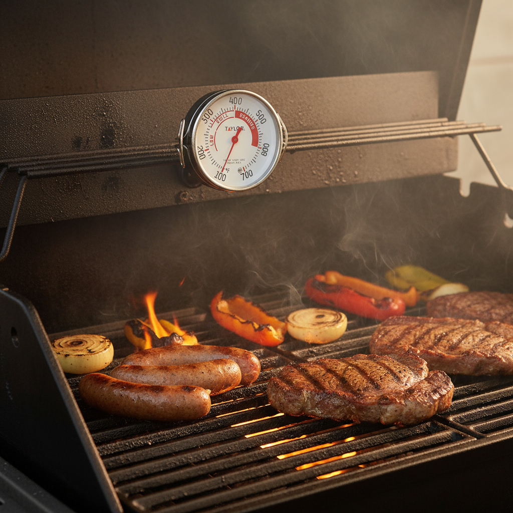 Taylor Grill Surface Thermometer 2" Dial 100° to 700°F Range 6021