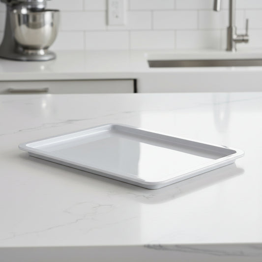 Quantum Food Service White Pizza Dough Lid 17.75"L x 12.75"W FSB-DL1813