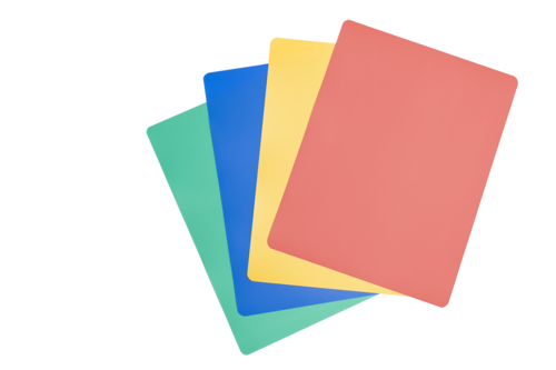 Browne Foodservice Flexible Cutting Mat 12x18 573614 - 4/Pack