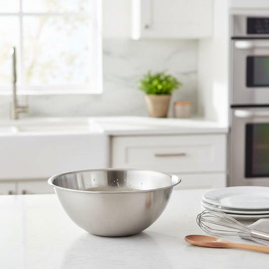 Browne Mixing Bowl Heavy Duty Stainless Steel 3 Qt. Height 575903