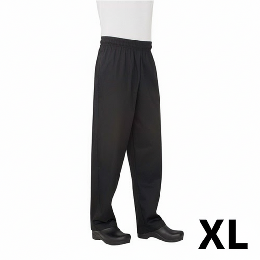 Chef Works Essential Baggy Pants Black XL NBBP-000-XL