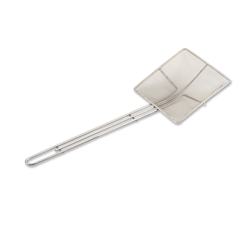 Browne Skimmer 13" Handle Square Mesh Nickel Plated 19" OAL