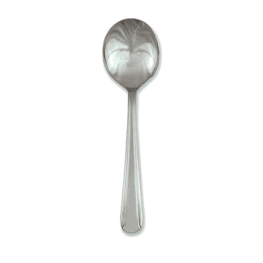 Browne Medium Weight Stainless Steel Dominion Dinner Spoon 5504 - 12/Pack
