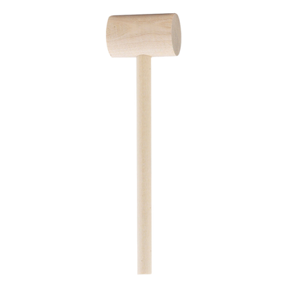 Harold Imports Brown Wood Crab Mallet 7.75" CM-8