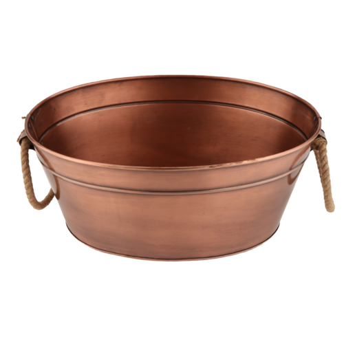 GET Enterprise Beverage Deep Oval Tub w/ Rope Handle 4 Gal BT-1913-ACPR