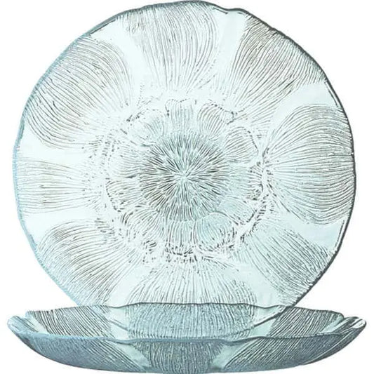 Cardinal Round Deep Fleur Dessert Glass Plate 7.5" 552J0232 – 36/Case
