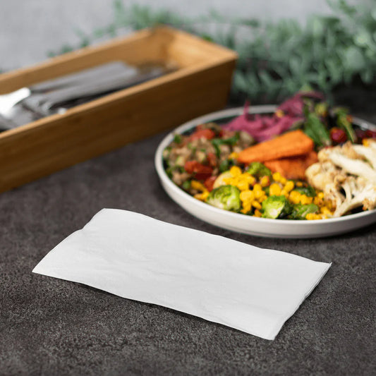 Dinner Napkin White 2-Ply 17" x 15" - 3000/Case