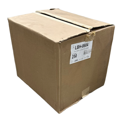 DFI LBH-8604 Large Plastic Clamshell Cupcake/Muffin Container, 250/Case