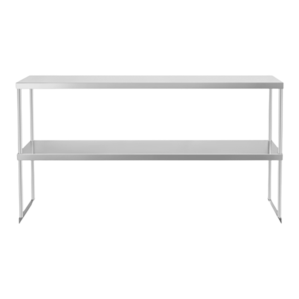 Atosa Stainless Steel Adjustable Double Overshelf 48"W