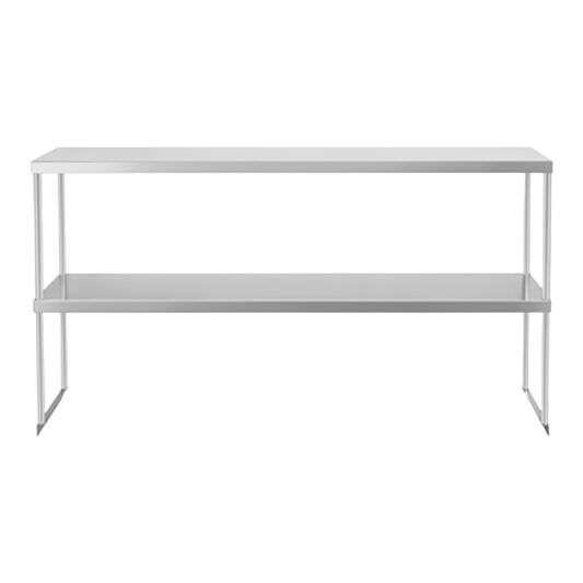 Atosa Stainless Steel Adjustable Double Overshelf 48"W