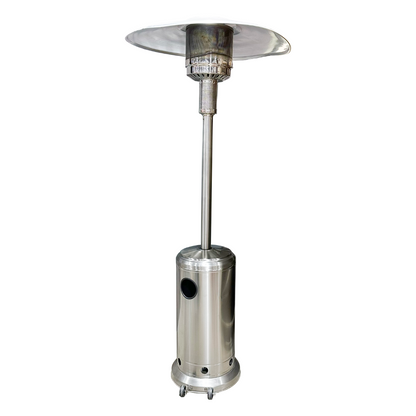 Omcan 43595 Stainless Steel Commercial Propane Patio Heater, 41,000 BTU