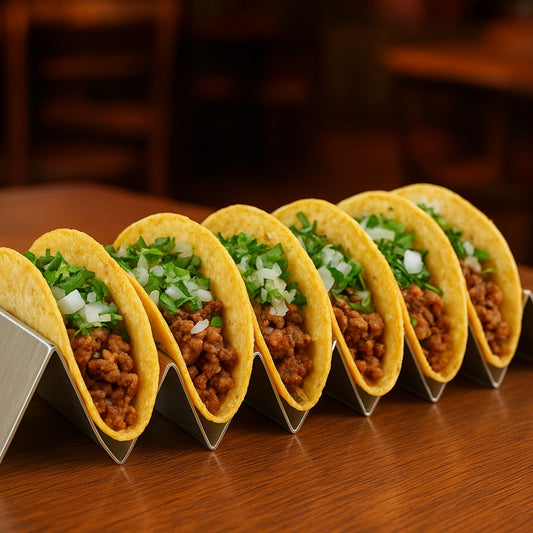 Winco Stainless Steel Taco Holder w/ 4-5 Slots TCHS-45