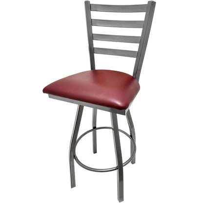 Oak Street Mfg. Clear Coat Swivel Frame Bar Stool SL135C1-S