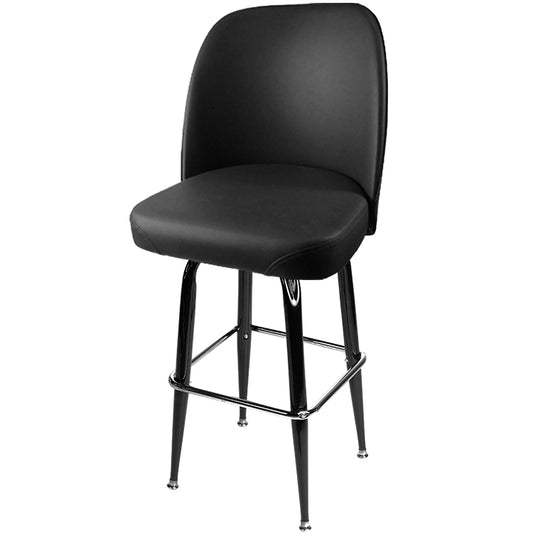 Oak Street Mfg. Bucket Seat Swivel Bar Stool SL2133-BLK