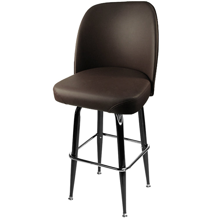 Oak Street Mfg. Bucket Seat Swivel Bar Stool SL2133-BLK