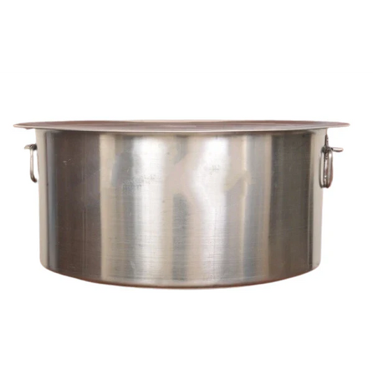 Heavy Duty Stainless Steel Sauce Pot or Patila w/ Lid 180 Qt.