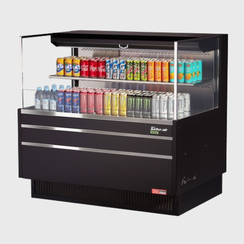 Turbo Air Horizontal Open Display Merchandiser Low Profile