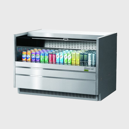 Turbo Air Drop-in Horizontal Open Display Case Low Profile