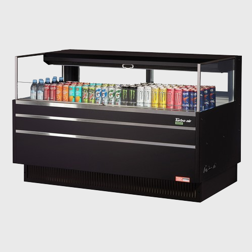 Turbo Air Horizontal Open Merchandiser Low-Profile