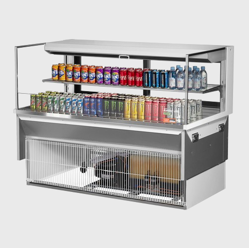 Turbo Air Drop-In Horizontal Open Display Case Low-Profile