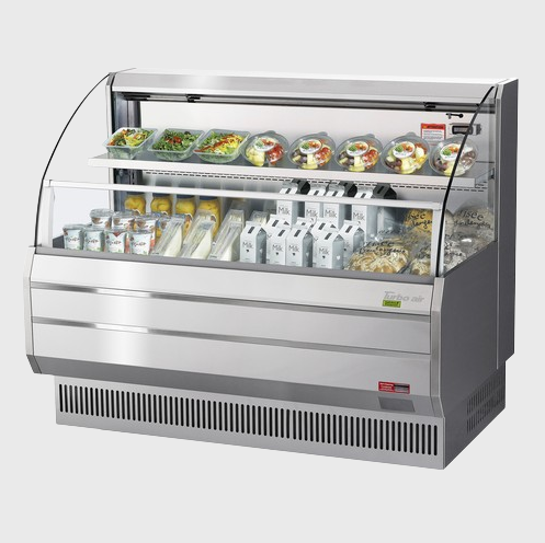 Turbo Air Horizontal Open Display Merchandiser Low-Profile